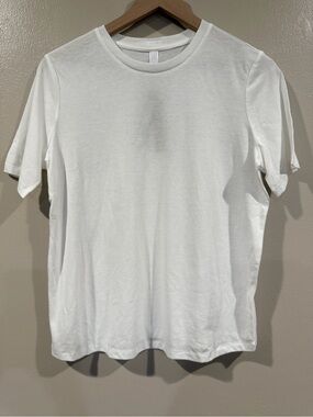 NWT SKIMS Women’s White Crewneck T-Shirt Size XS (Oversized)